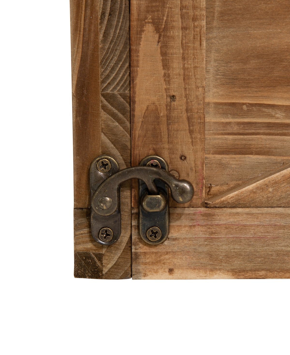 Glitzhome Natural Wooden Tree Collar Kd, 26" x 26"