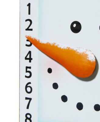 Wooden Christmas Snowman Countdown Calendar, 15"