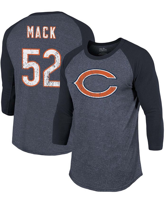 Fanatics Men's Khalil Mack Navy Chicago Bears Player Name Number