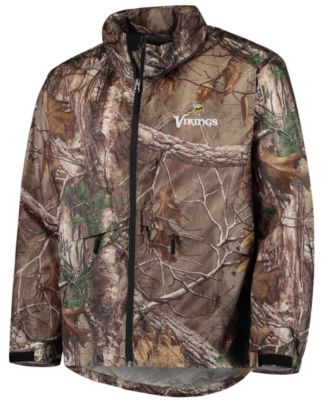 Men's Realtree Camo Minnesota Vikings Sportsman Waterproof Packable Full-Zip Jacket