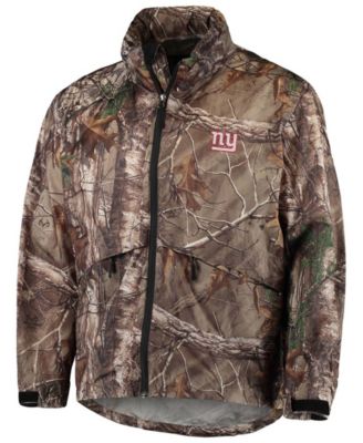 Men's Realtree Camo New York Giants Sportsman Waterproof Packable Full-Zip Jacket