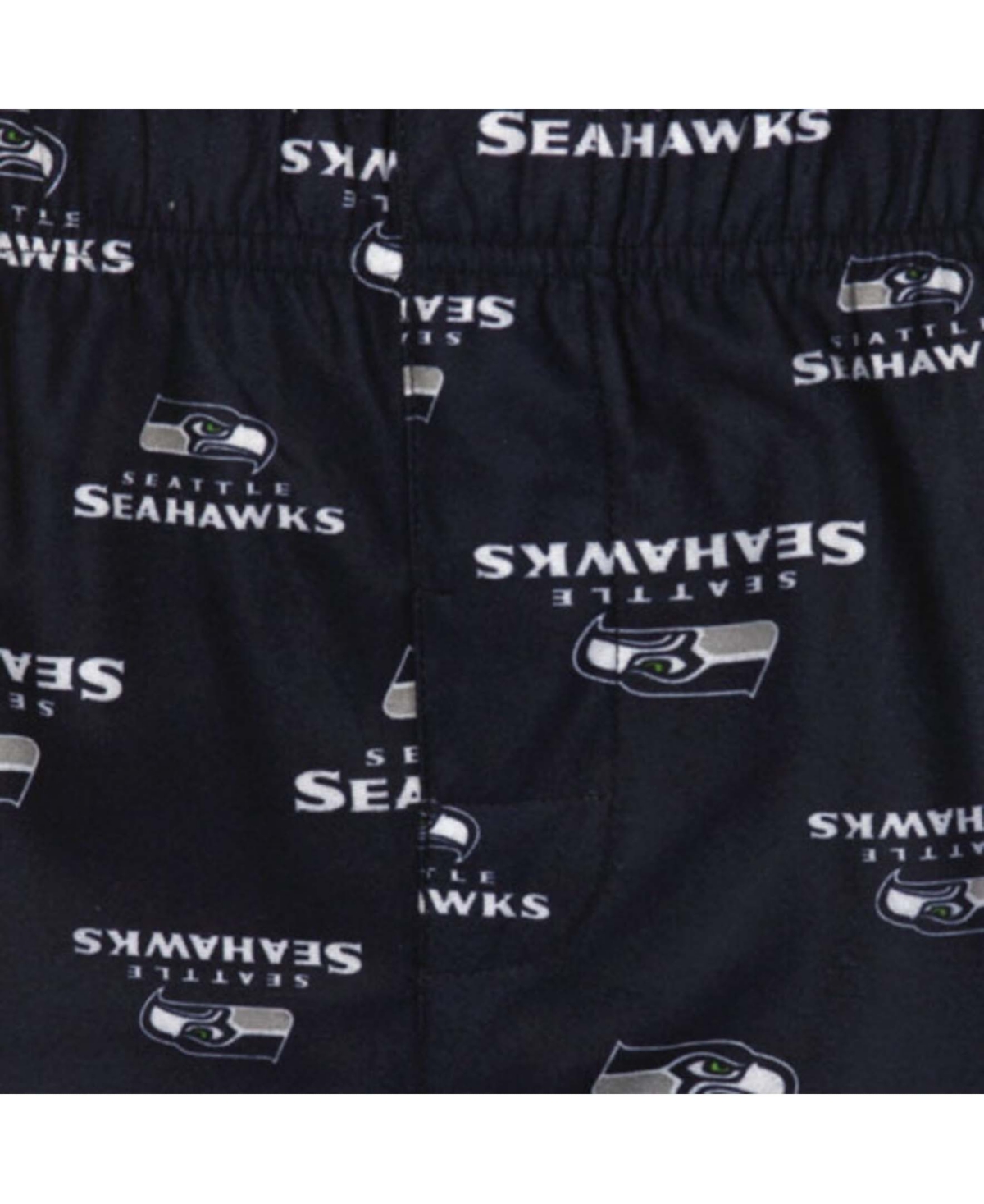 Big Boys CollegeSeattle Seahawks All Over Print Lounge Pants - Navy