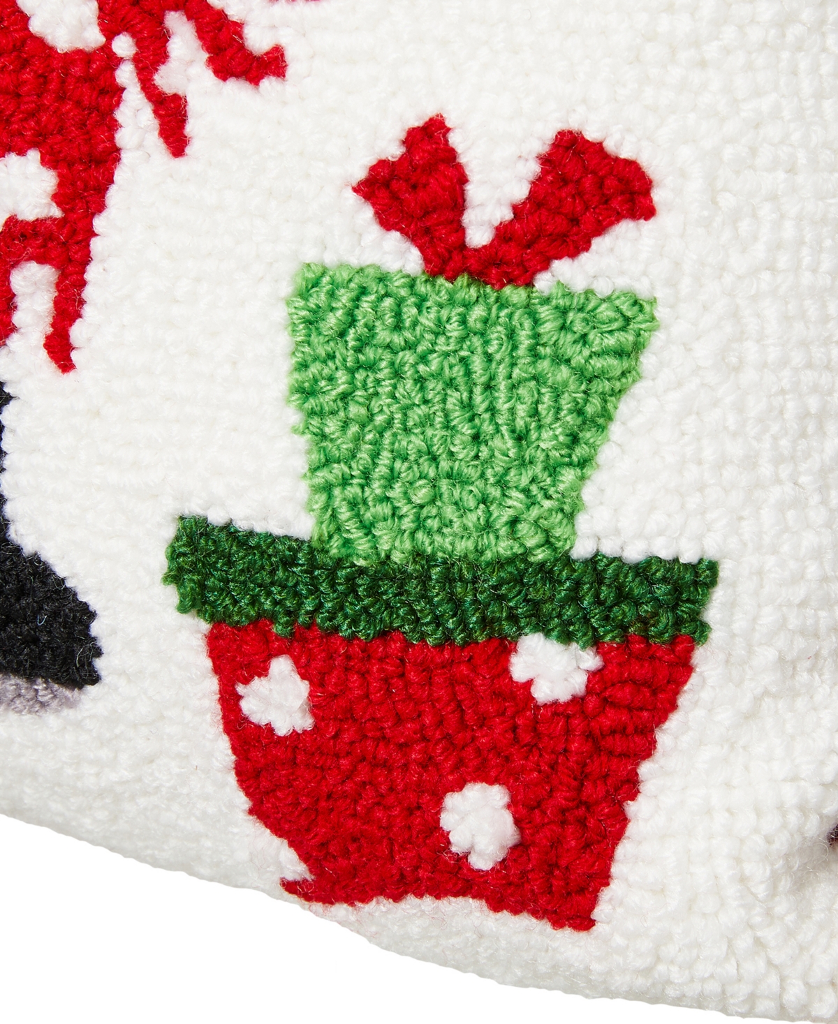 Glitzhomeooked Christmas Cat Pillow