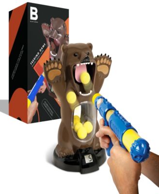 Black Series Hungry Bear Target Launcher Game with Digital Sound and Lcd Scorekeeper