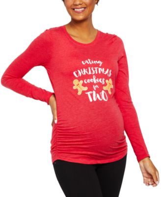 Graphic-Print Maternity T-Shirt 