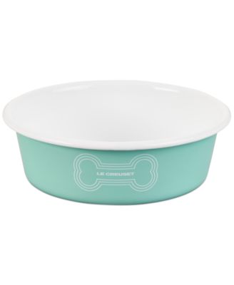 4 Cup Enamel on Steel Pet Bowl with Skid Resistant Base