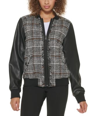 karl lagerfeld paris tweed jacket