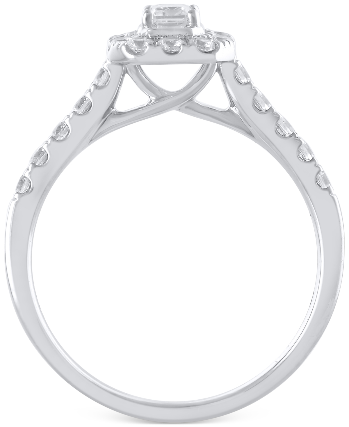 Diamond Emerald-Cut Bridal Set (1 ct. t.w.) in 14k White or Yellow Gold