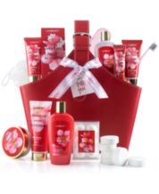 Lovery Luxe Rose Bath Set - 16pc Body Care Cosmetic Bag Kit | One Size | Bath + Body Gift Sets | Beauty