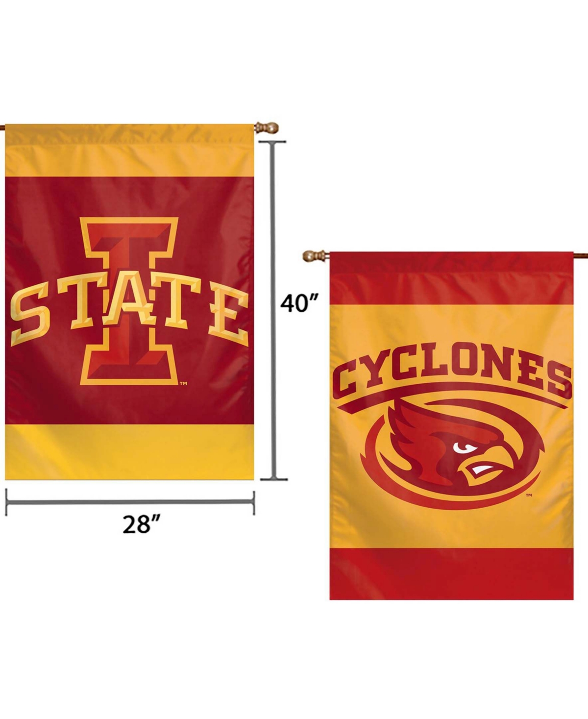 Shop Wincraft Multi Iowa State Cyclones Double-sided 28'' X 40'' Banner