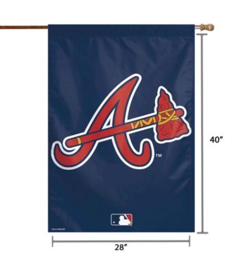 Multi Atlanta Braves 28" x 40" Big Logo House Flag