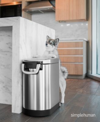 Medium Pet Food Can, Storage Container with Magnetic Scoop