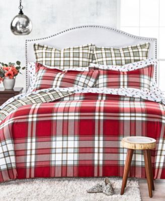 Martha Stewart Collection Candyland Plaid Flannel Comforter Full Queen   20210154 Fpx.tif