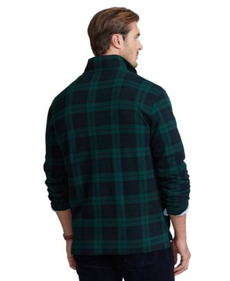 Tall Tartan Estate-Rib Pullover 