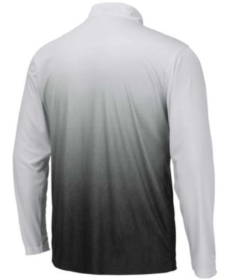 Men's Gray Alabama Crimson Tide Magic Team Logo Quarter-Zip Jacket