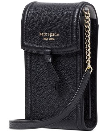 Kate Spade New York Spencer North/South Phone Crossbody for iPhone Black  One Size: Handbags