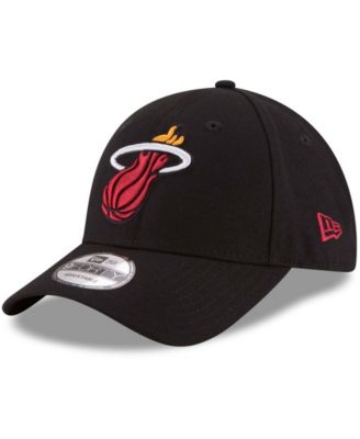 New Era - Black Miami Heat Official Team Color 9FORTY Adjustable Hat