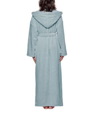 Women's Hooded Full Ankle Length Premium Fleece Bathrobe