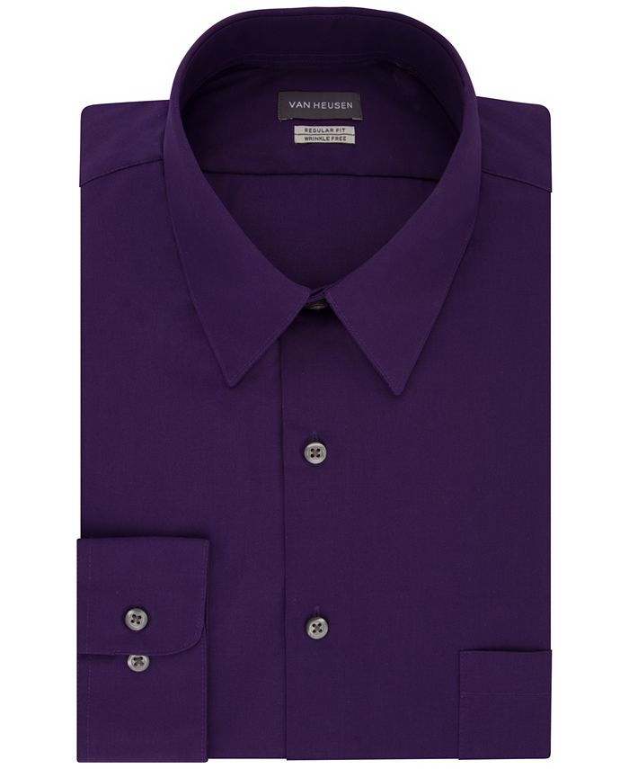 Van Heusen Men's ClassicFit Poplin Dress Shirt & Reviews Dress