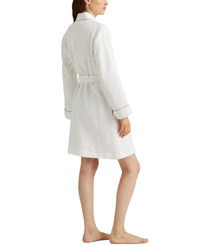 Lauren Ralph Lauren Cotton Kimono Waffle Terry Wrap Robe Macy's