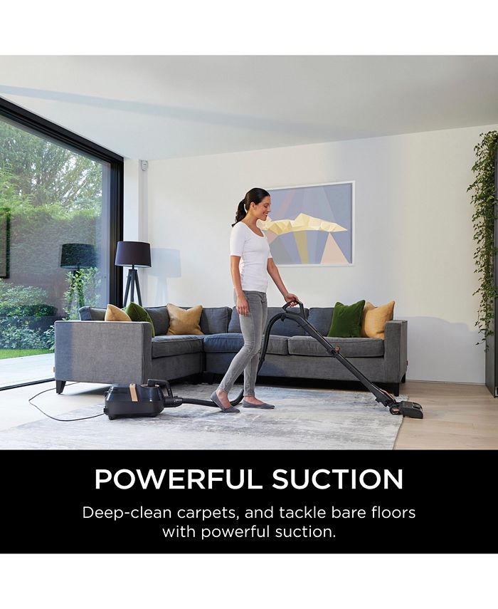 Shark Vertex™ Bagless Corded Canister Vacuum with DuoClean® PowerFins™ CZ2001 Macy's