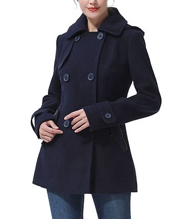 Blue peacoat women's on sale