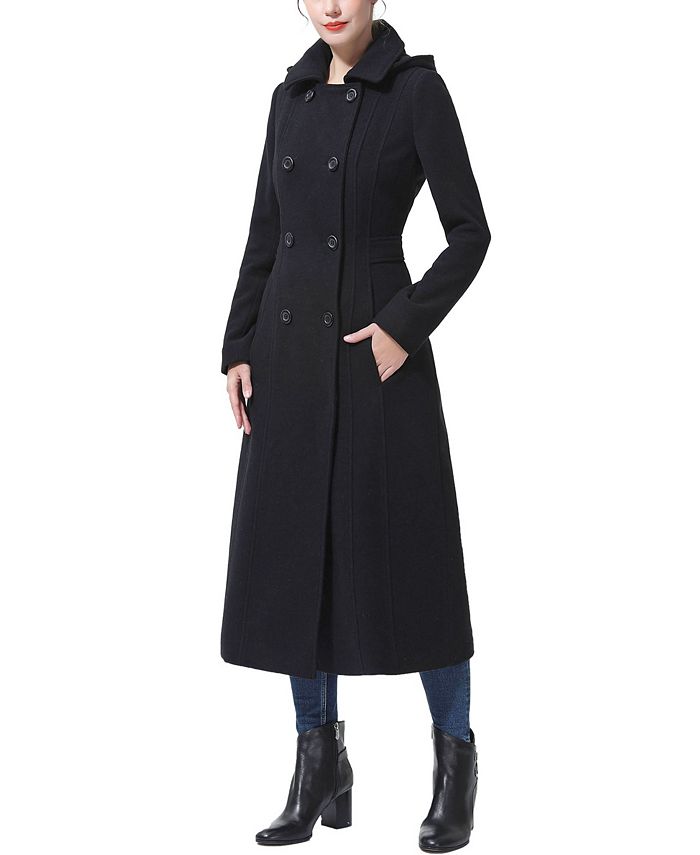 kimi + kai Women's Laila Long Hooded Wool Walking Coat - Macy's