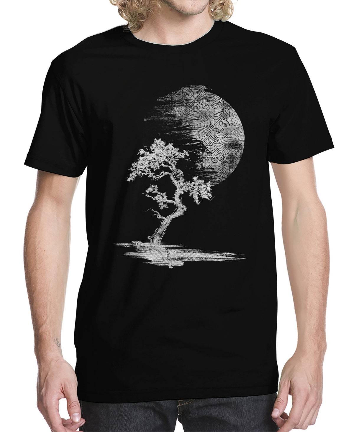 Men's Shinzenbi Sunset Graphic T-shirt - Black