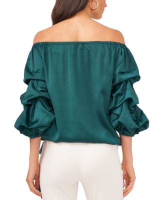 Off-The-Shoulder Puff Sleeve Top