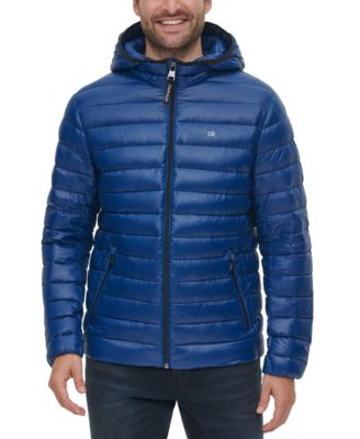 Men's Hooded Packable Down Jacket, Created for Macy's