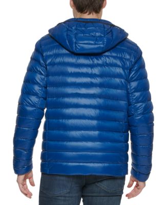 Men's Hooded Packable Down Jacket, Created for Macy's