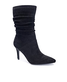 Women's Refine Pointed Toe Narrow Calf Ankle Boots