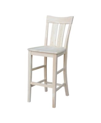 Bar Height Table with 2 Splat Back Bar Stool Set, 3 Piece