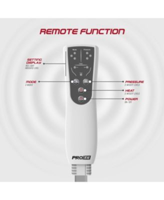 Tzumi PROfit Leg Compression Foot Massager with Multiple Massage, Intensity, and Heat Levels