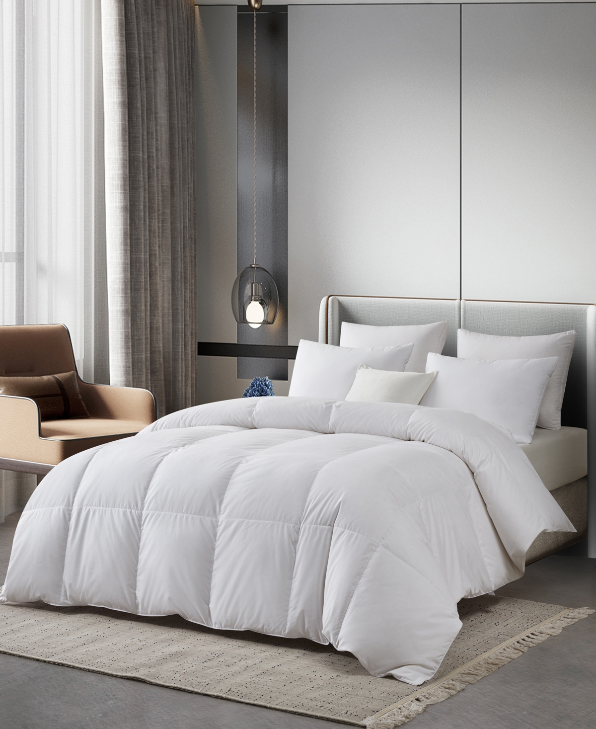 Serta European White Down & Feather All Season Comforter