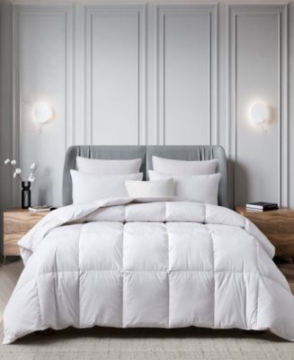 Martha Stewart White Goose Feather & Down Fiber All Season Comforters - Macy's