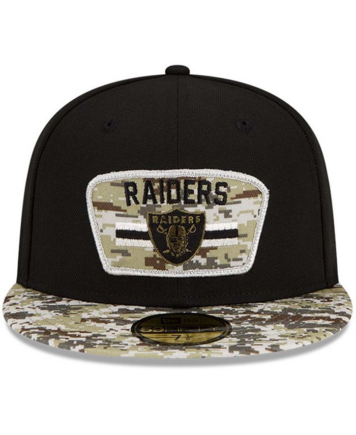 Casquette New Era 59FIFTY Oakland Raiders – Camouflage Bois – 100% Polyester