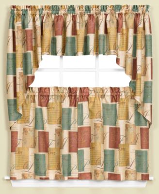 Saturday Knight - Tranquility 58" x 35" Swag Valance Pair
