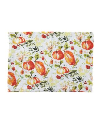 Pumpkin Vine Placemat Set, 4 Piece - Macy's