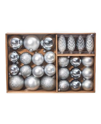 Holiday Christmas 23 Piece Lux Shatterproof Ornament Set
