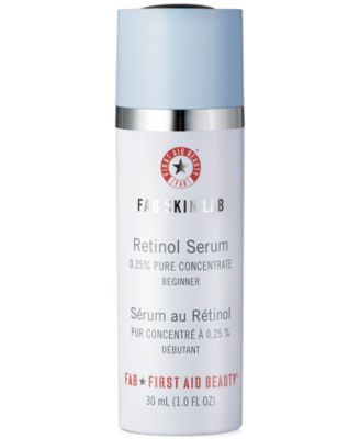 First Aid Beauty - FAB Skin Lab Retinol Serum 0.25% Pure Concentrate - Sensitive/Beginner, 1-oz.