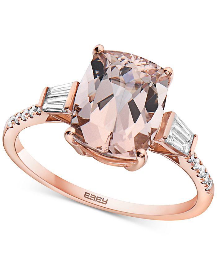 Macys morganite outlet ring