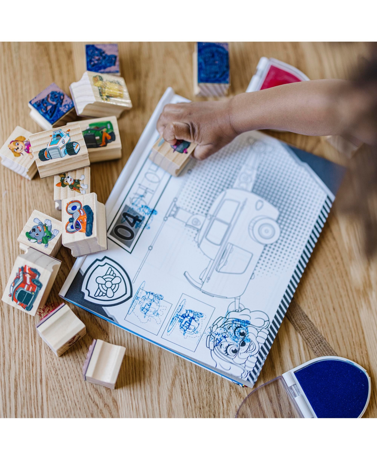 MELISSA & DOUG PAW PATROL 25 PIECE STAMPS ACTIVITY PLAY SET 