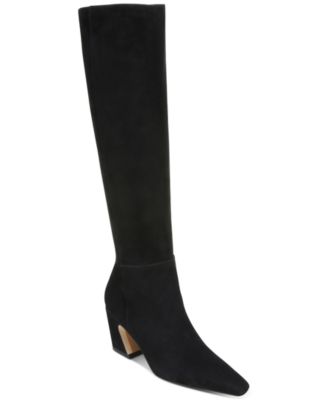 macy's black suede boots