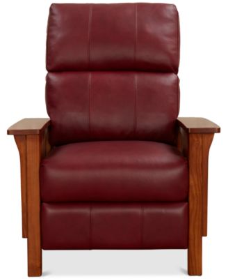 Harrison Leather Pushback Recliner
