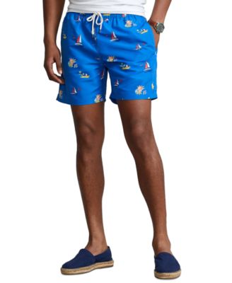 macys mens polo swim trunks