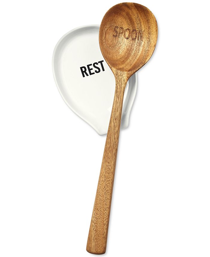 The Cellar Spoon Rest With Spoon, Created for Macy's Macy's