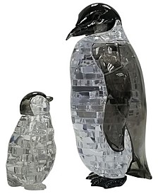 3D Crystal Puzzle - Penguin and Baby - 43 Piece