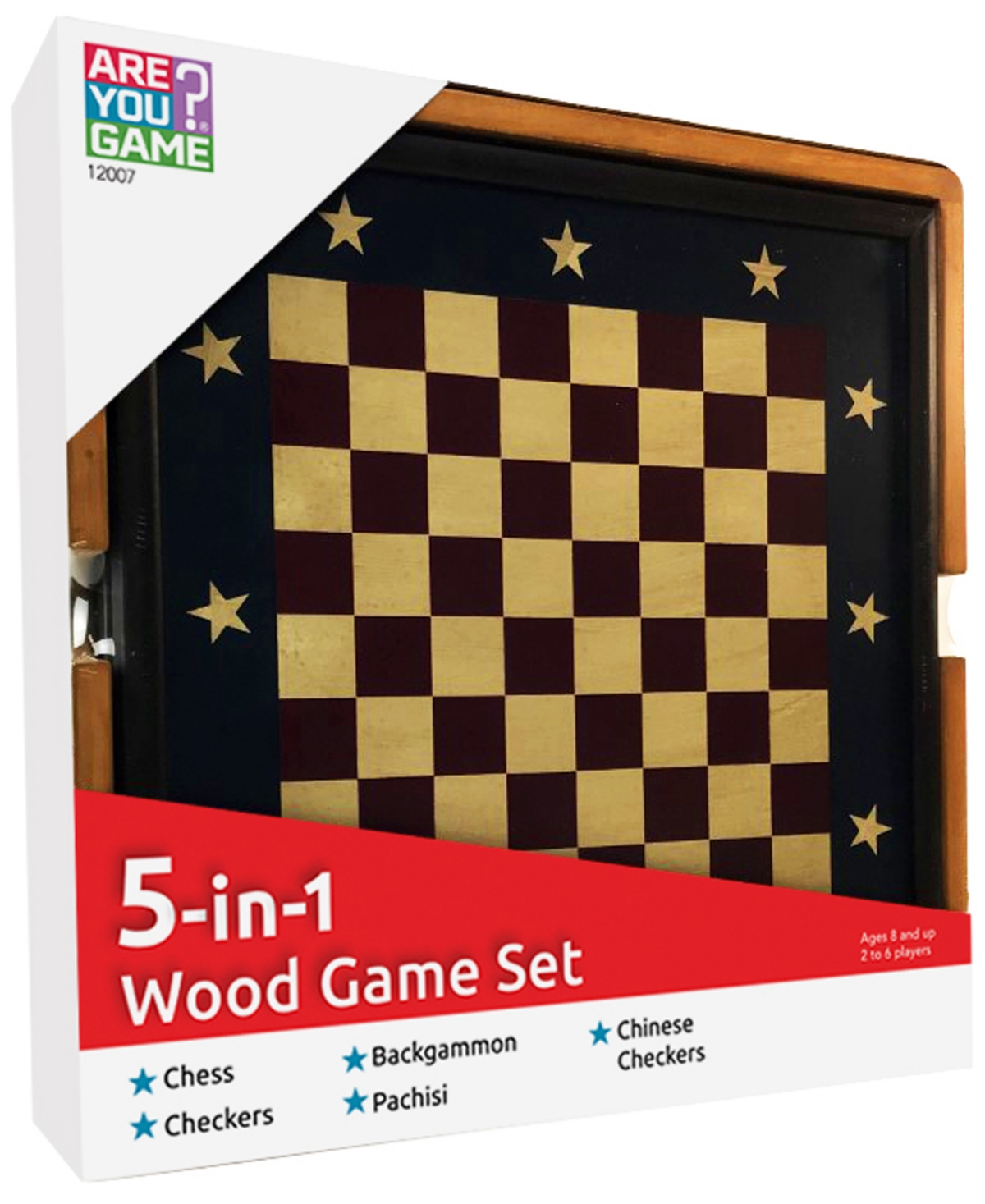 Shop Areyougame 5-in-1 Wood Game Set In No Color