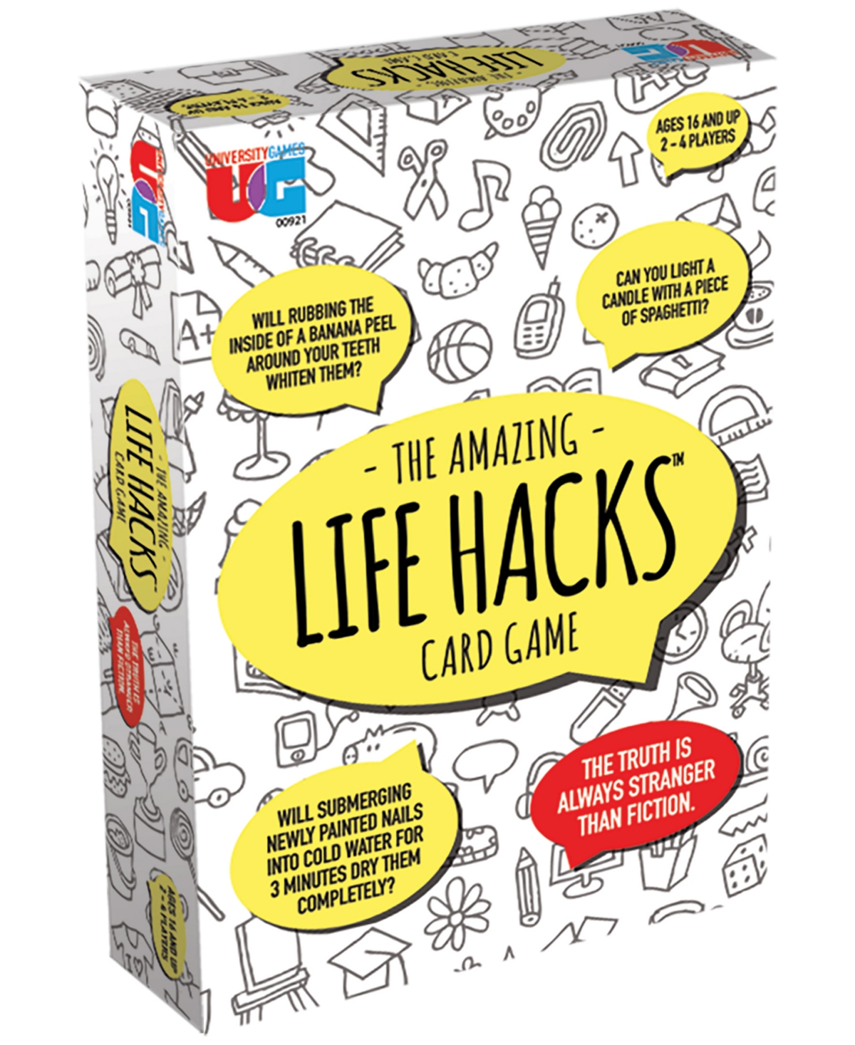 University Games Kids' The Amazing Life Hacks Card Game In No Color